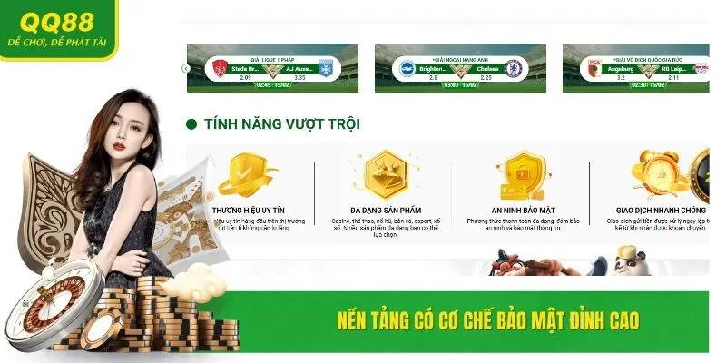 QQ88 CO | Trang Chủ Duy Nhất Nhà Cái QQ88.COM #1 Việt Nam 18 Hệ thống áp dụng công nghệ bảo mật tiên tiến hàng đầu.