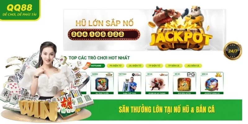 QQ88 CO | Trang Chủ Duy Nhất Nhà Cái QQ88.COM #1 Việt Nam 17 Săn thưởng hấp dẫn tại Nổ hũ & Bắn cá